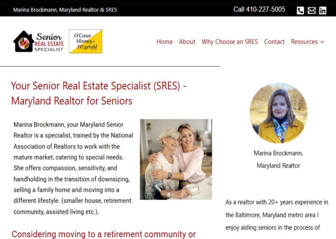 Web designer Maryland for small business and realtors